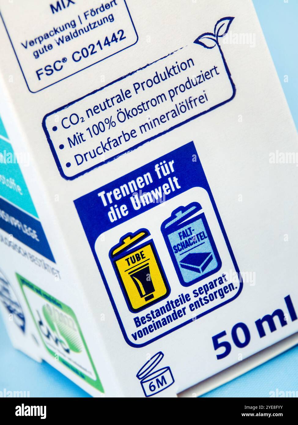 Müll trennen für die Umwelt   Mülltrennung Stock Photo