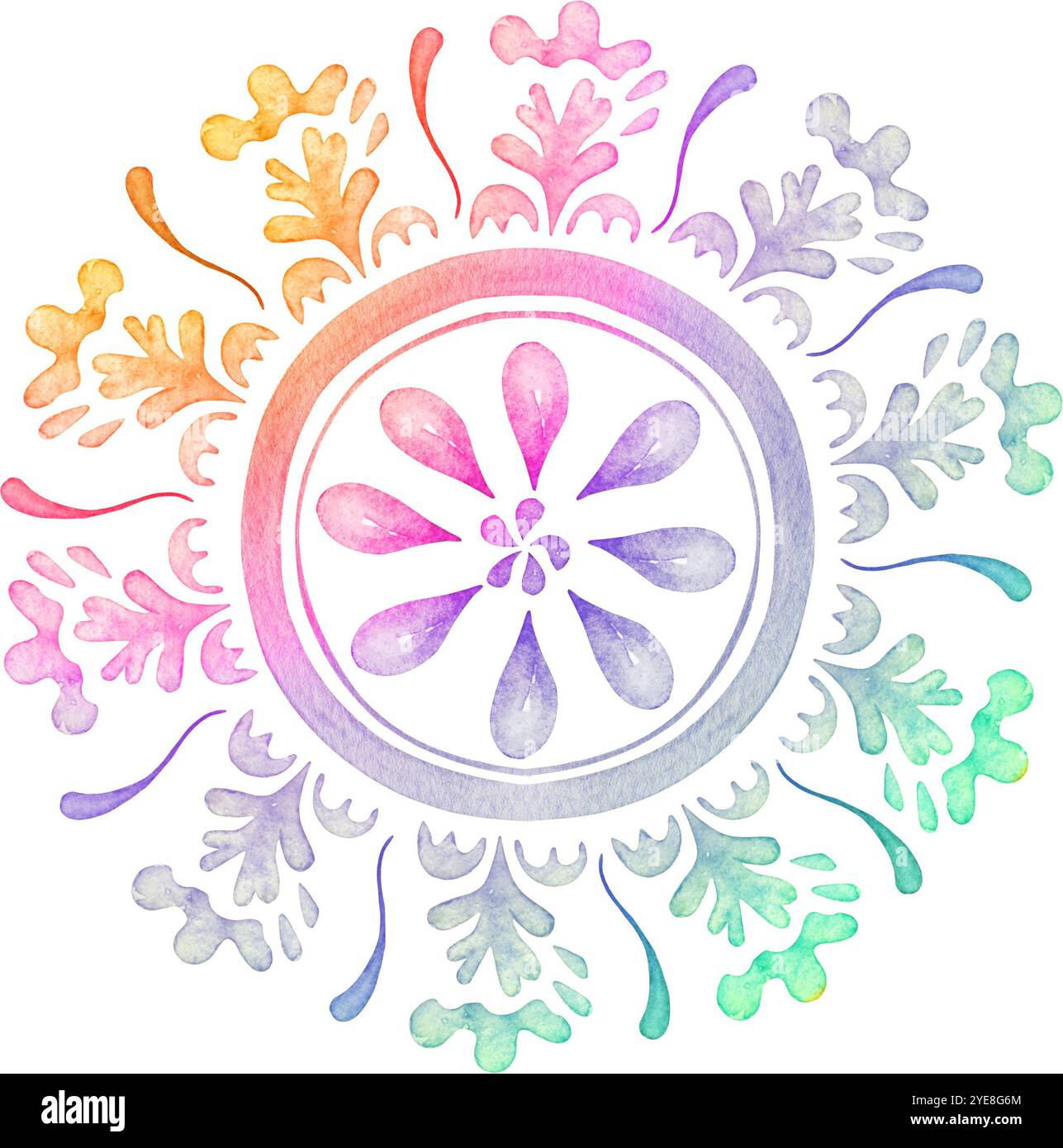 Abstract ornament. Illustration for fiesta, celebration, national ...