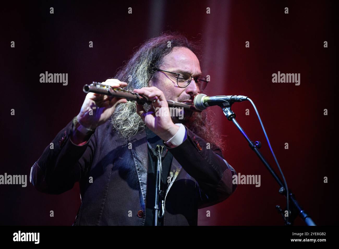 Stastny/Zacek - album release party, Michal Zacek, on October 28, 2024, Brno, Czechia. (CTK Photo/Jan Brychta) Stock Photo