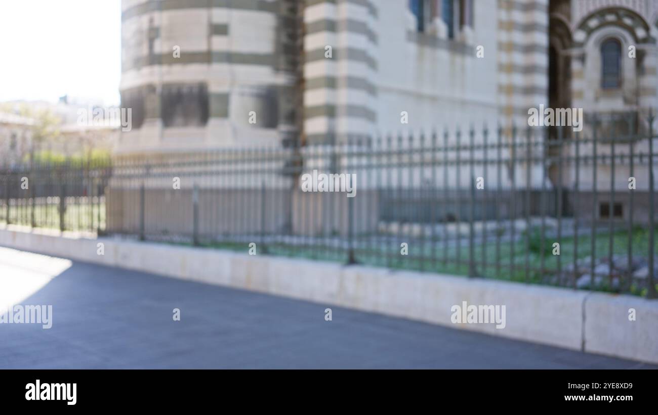 Blurred view marseilles street scene hi-res stock photography and ...