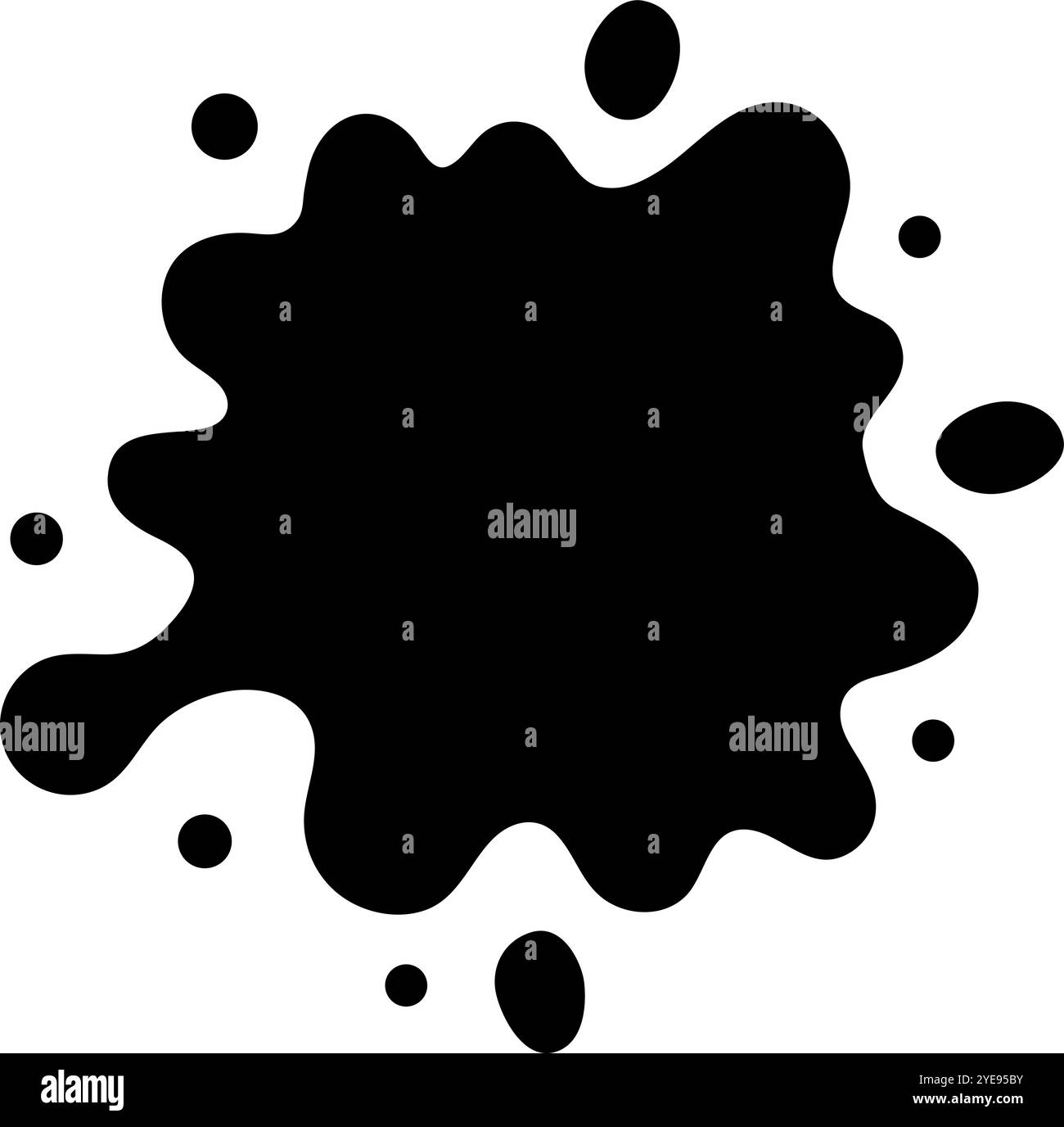 Splattering vector vectors Black and White Stock Photos & Images - Alamy