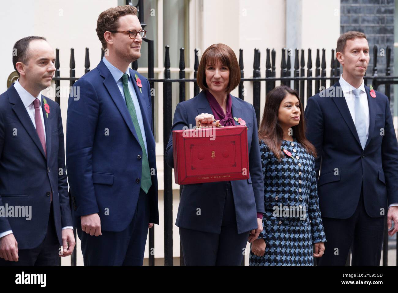Chancellor Of The Exchequer Rachel Reeves MP And Her Treasury Team 