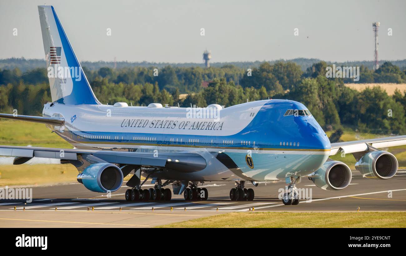 Reg:92-9000. UNITED STATES AIR FORCE. Boeing VC-25A. Stock Photo