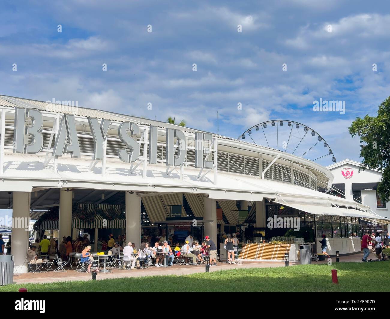 Bayside, Miami, Florida, USA - Smartphone Captured Stock Image