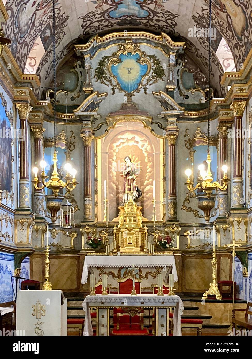 Igreja Paroquial de Santa Isabel, Sao Vicente, Madeira, Portugal - Smartphone Captured Stock Image