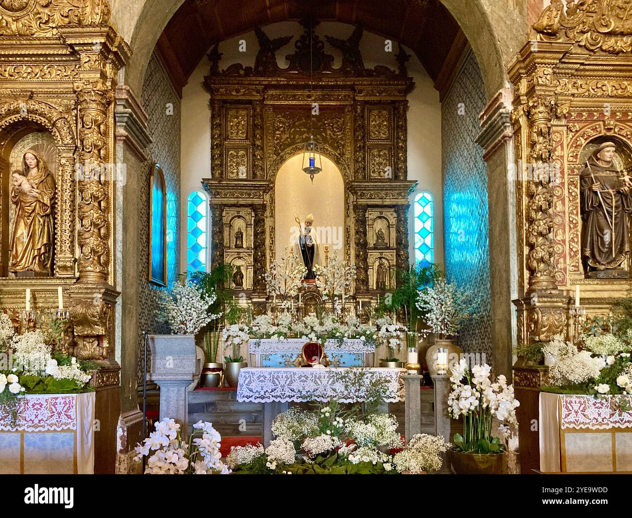 São Bento Church, Ribeira Brava, Madeira - Smartphone Captured Stock Image
