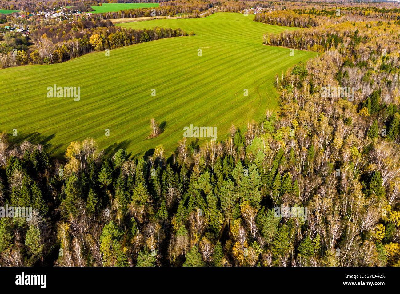 Colorful countryside fields green forests hi-res stock photography and ...