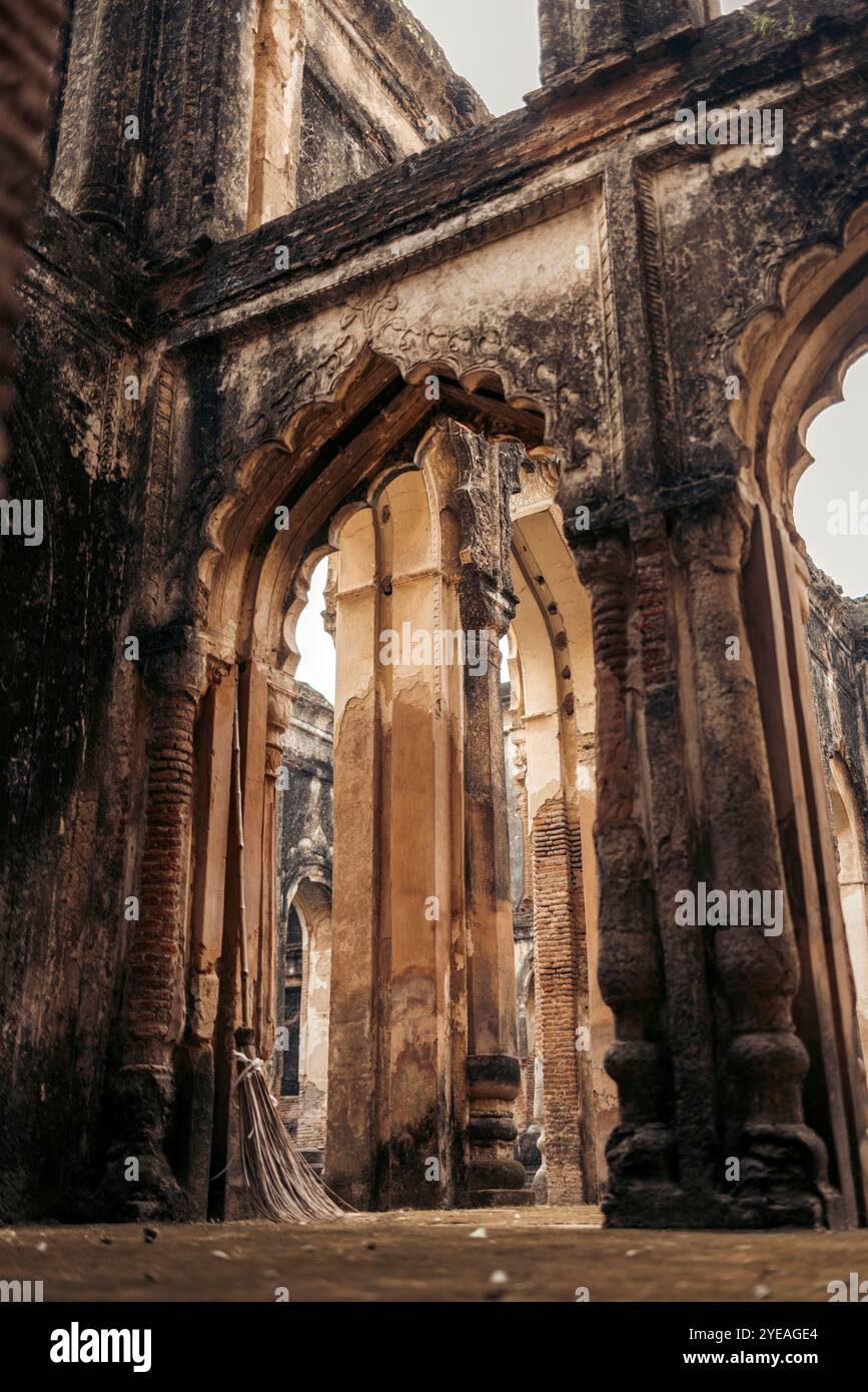 Architectural detail of The Residency in Lucknow India the residence