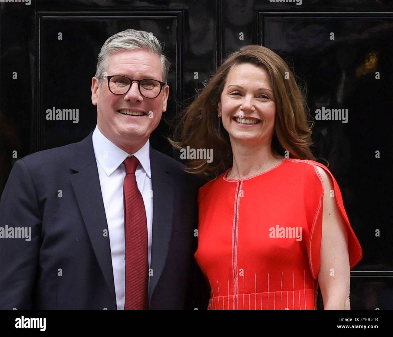 Keir starmer and his wife victoria hi-res stock photography and images