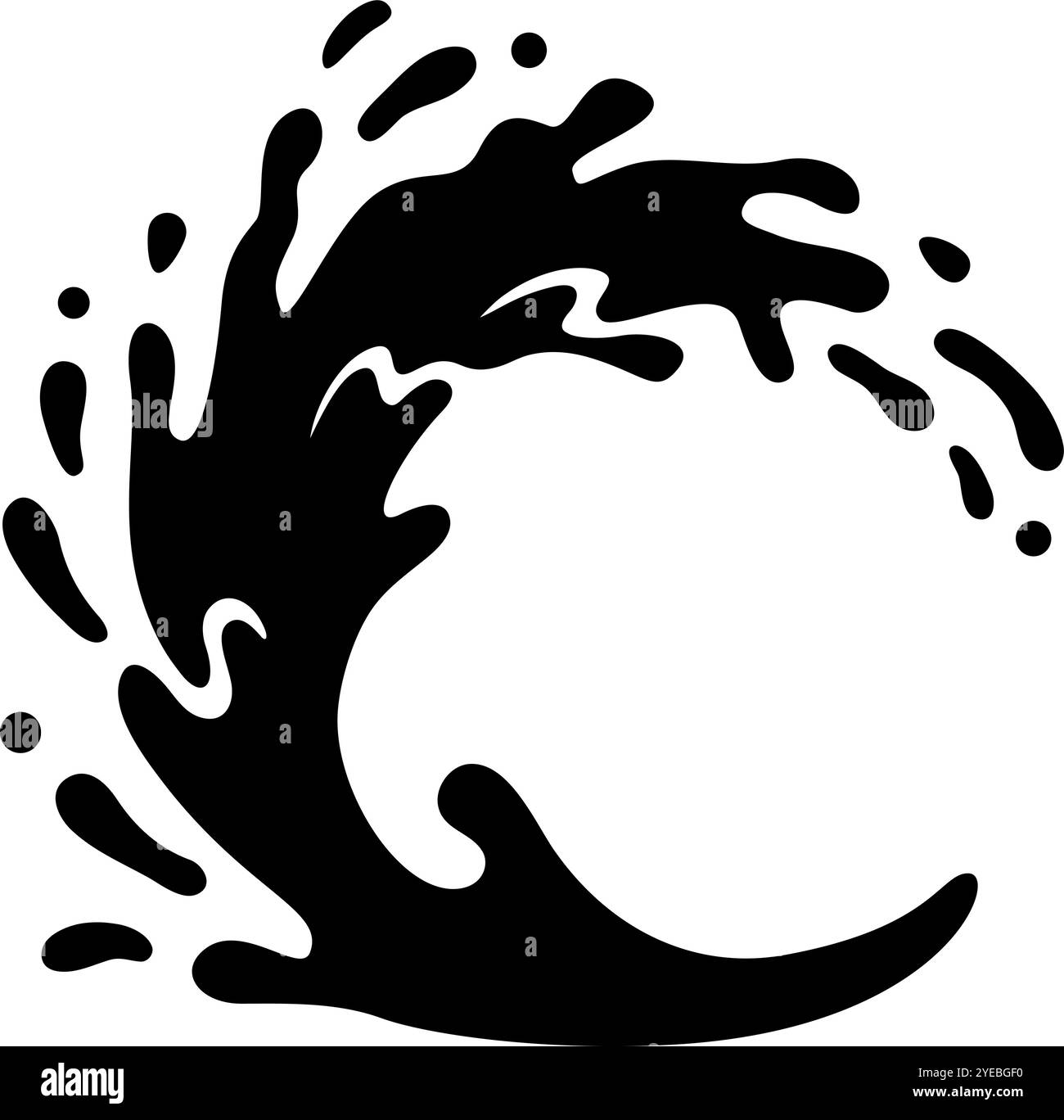 Creating a dynamic splash Black and White Stock Photos & Images - Alamy