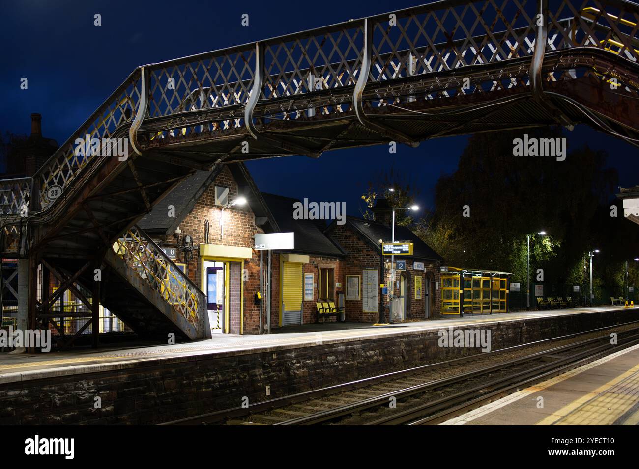 Maghull Station winner of the best Train Station in England Stock Photo ...