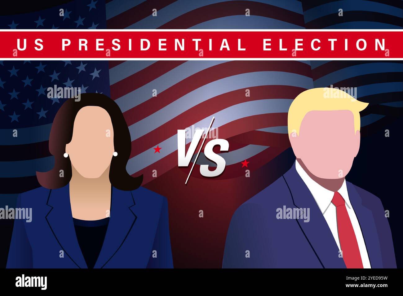 Voting in US, Federal elections 2024. United States of America