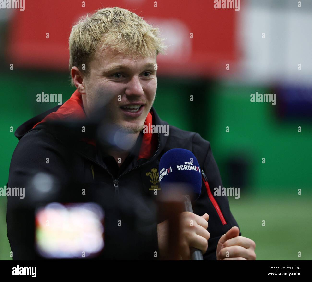 Cardiff, UK. 30th Oct, 2024. Blair Murray of Wales .Wales rugby squad player media session ahead of the forthcoming Autumn internationals, at the Indoor WRU training base, Vale Resort, Vale of Glamorgan on Wednesday 30th October 2024.pic by Andrew Orchard/ Alamy Live News Stock Photo