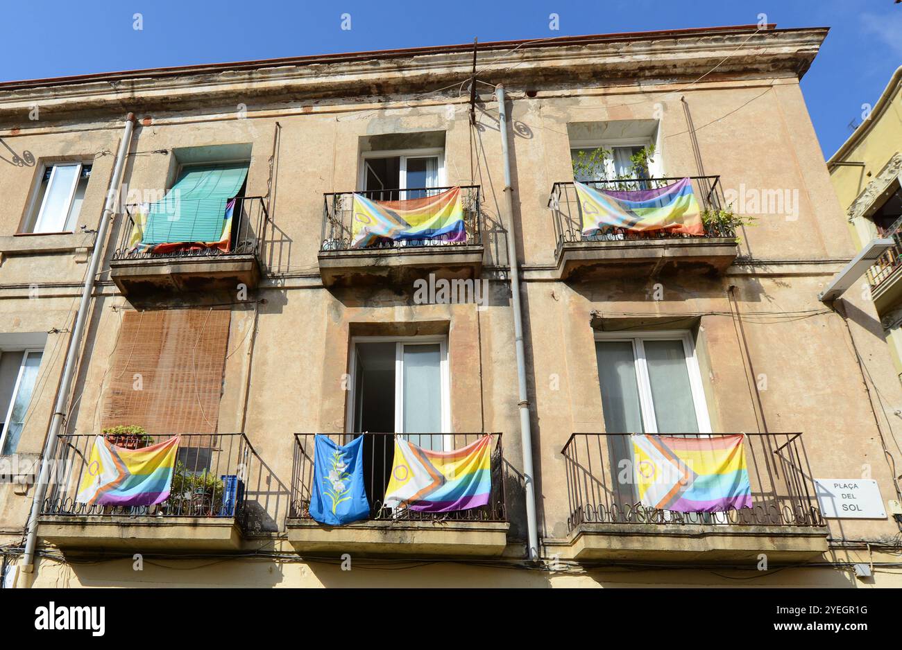 Plaça del Sol in Gràcia, Barcelona, Spain Stock Photo - Alamy