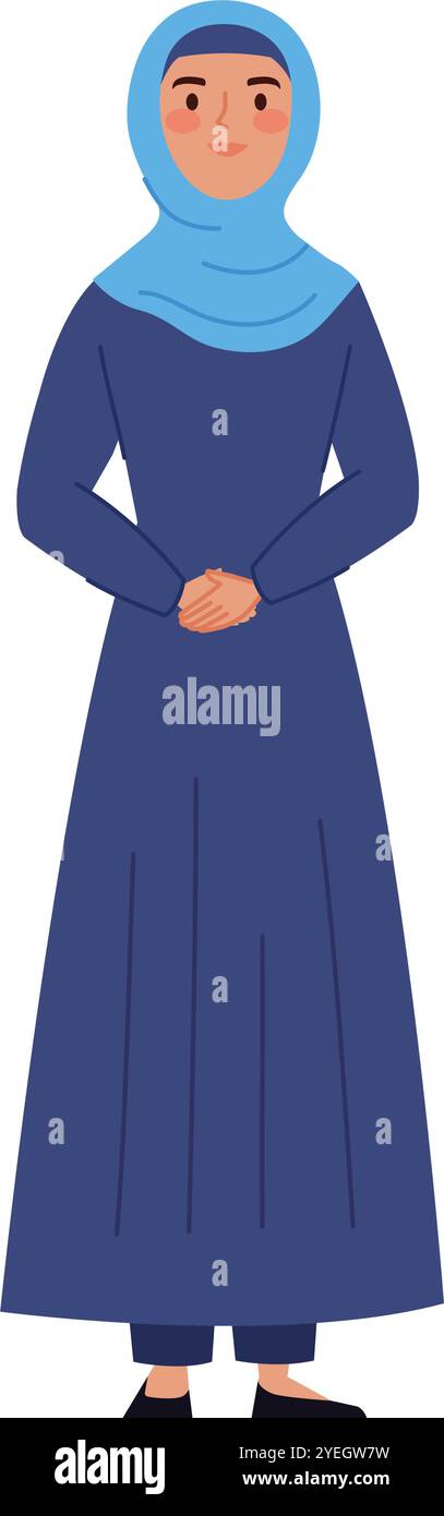muslim woman in traditional dress Stock Vector Image & Art - Alamy