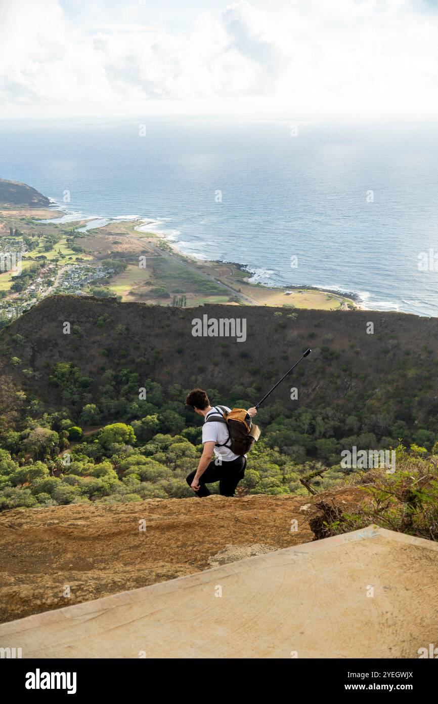 Oahu island diamond head koko head hi-res stock photography and images ...