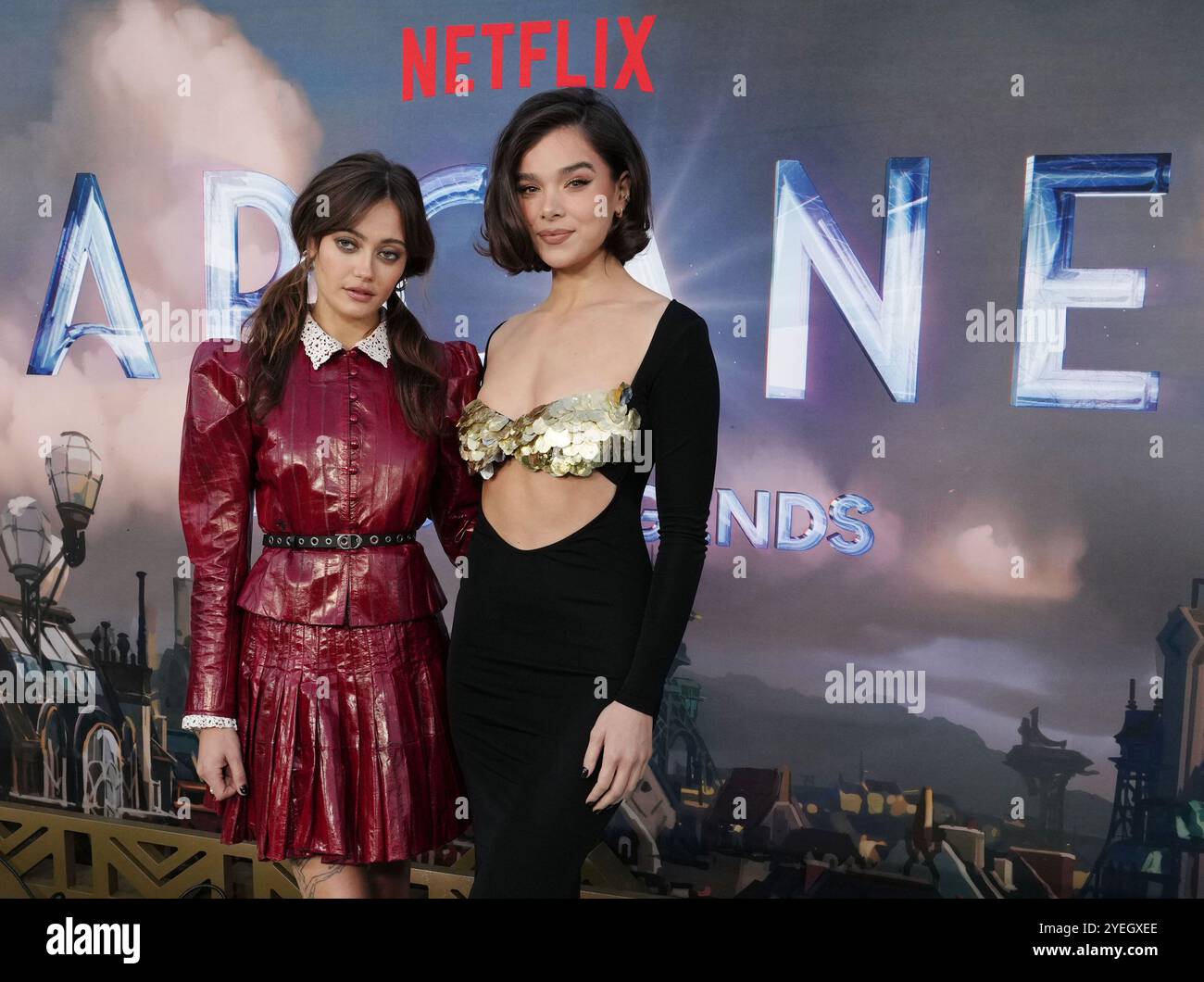 Los Angeles, USA. 30th Oct, 2024. (L-R) Ella Purnell and Hailee