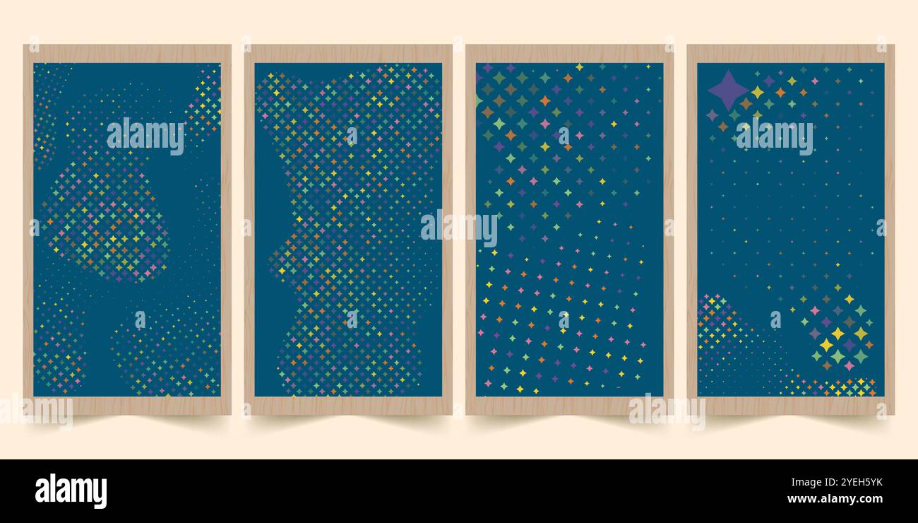 Four square posts Stock Vector Images - Alamy