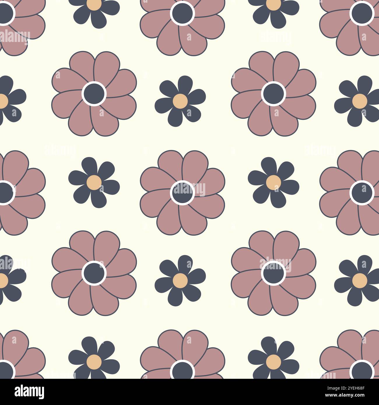 Elegant seamless floral pattern in vector Stock Vector Image & Art - Alamy