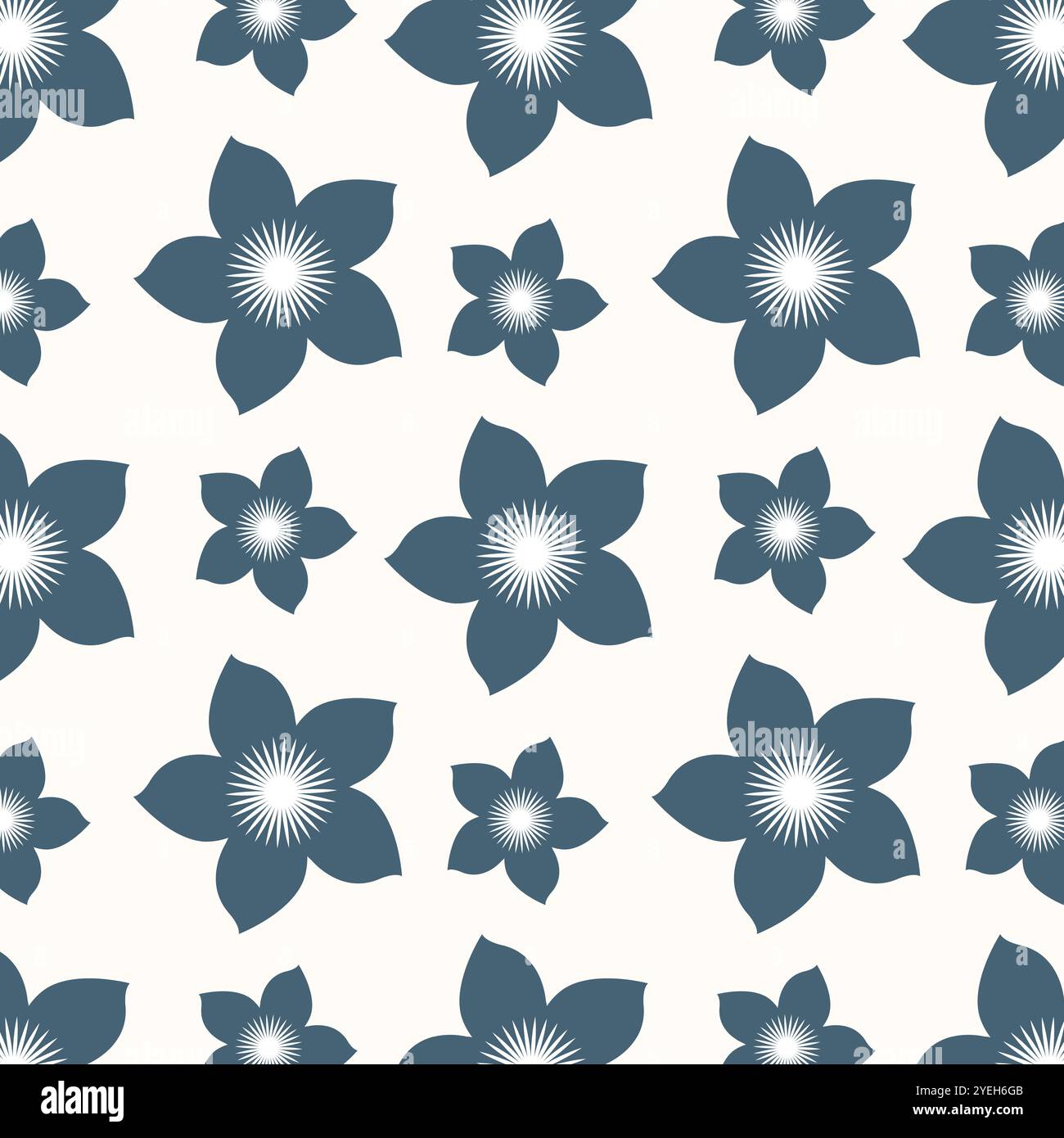 Elegant seamless floral pattern in vector. Stock Vector