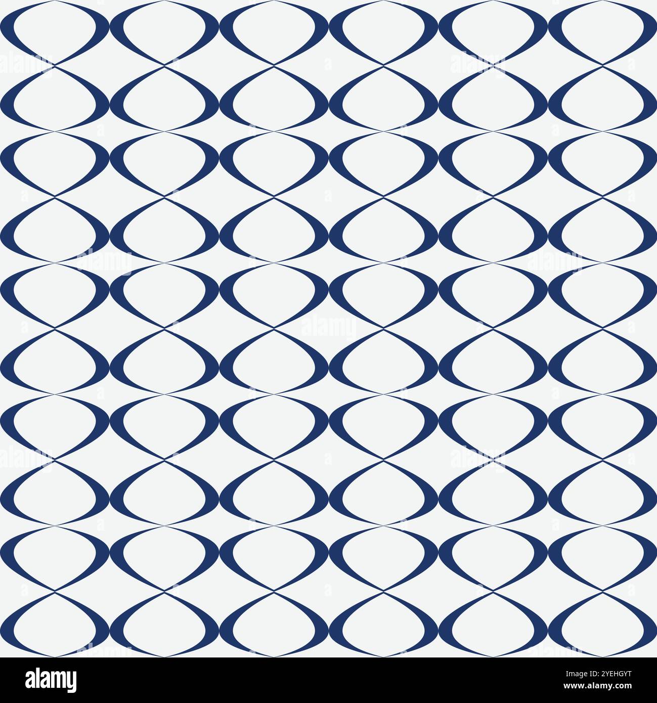 Seamless pattern with abstract 8 shaped connected objects on white ...