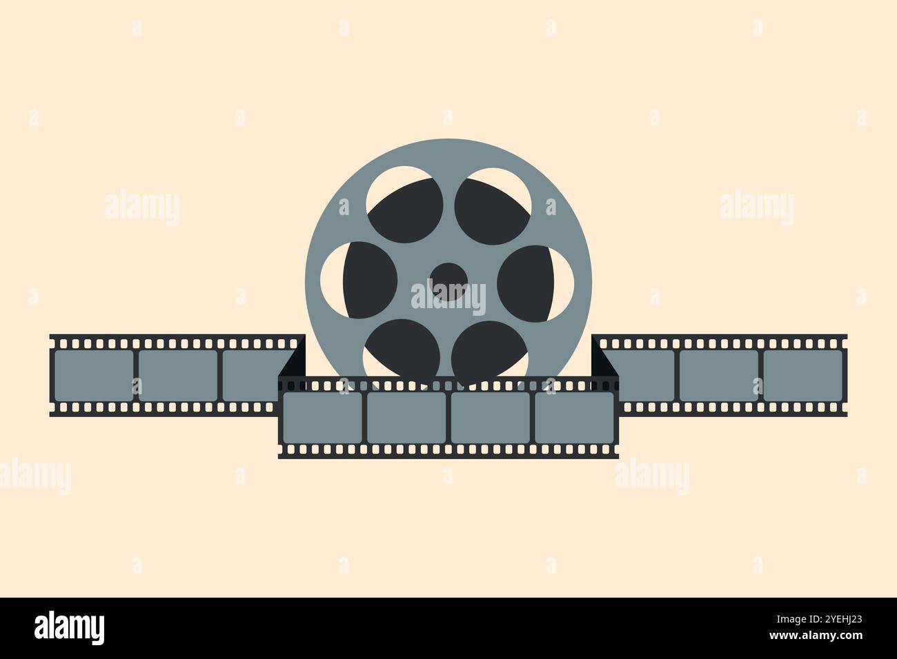 Movie reel Stock Vector Images - Alamy