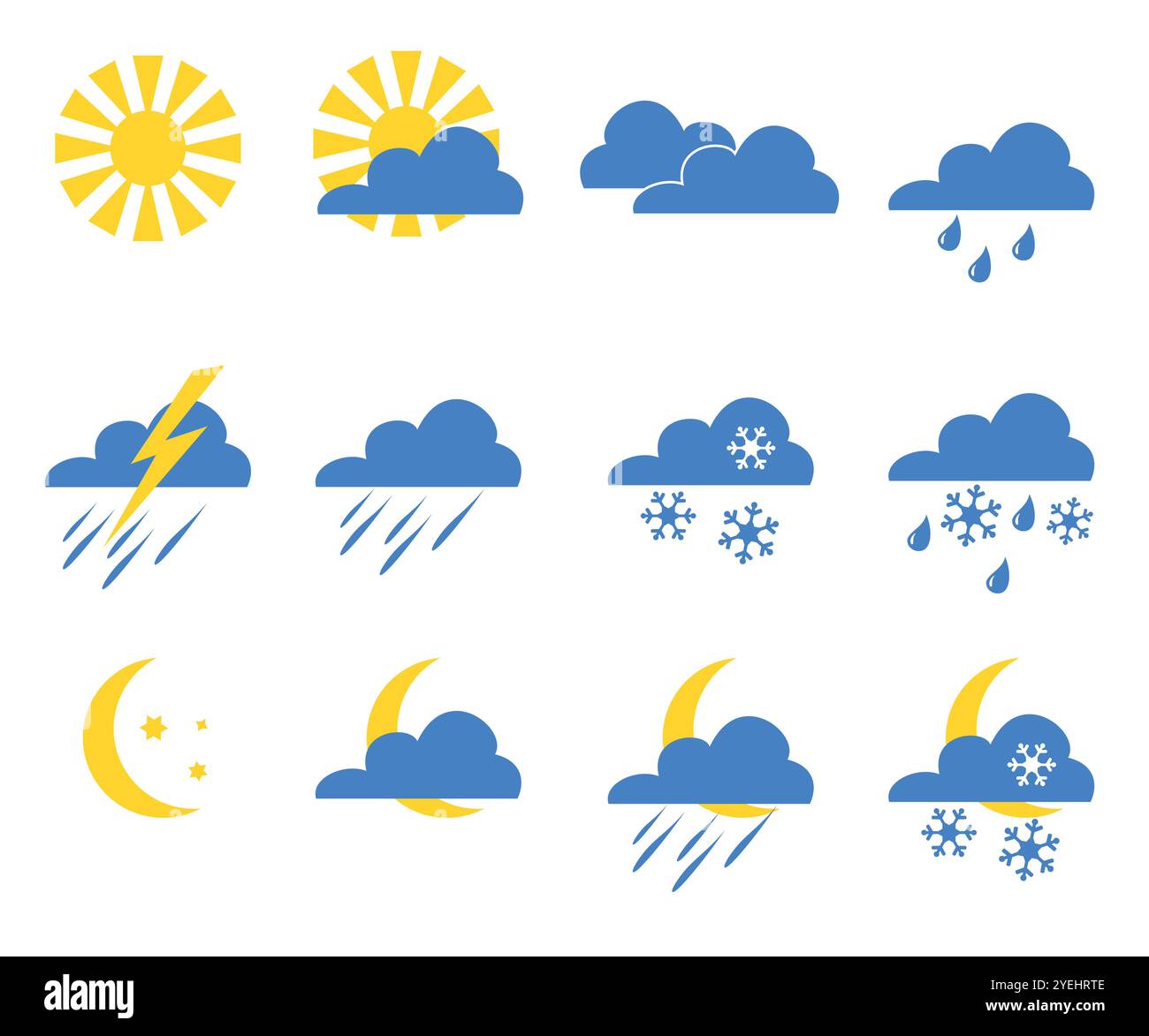 Rain and snow water Stock Vector Images - Alamy