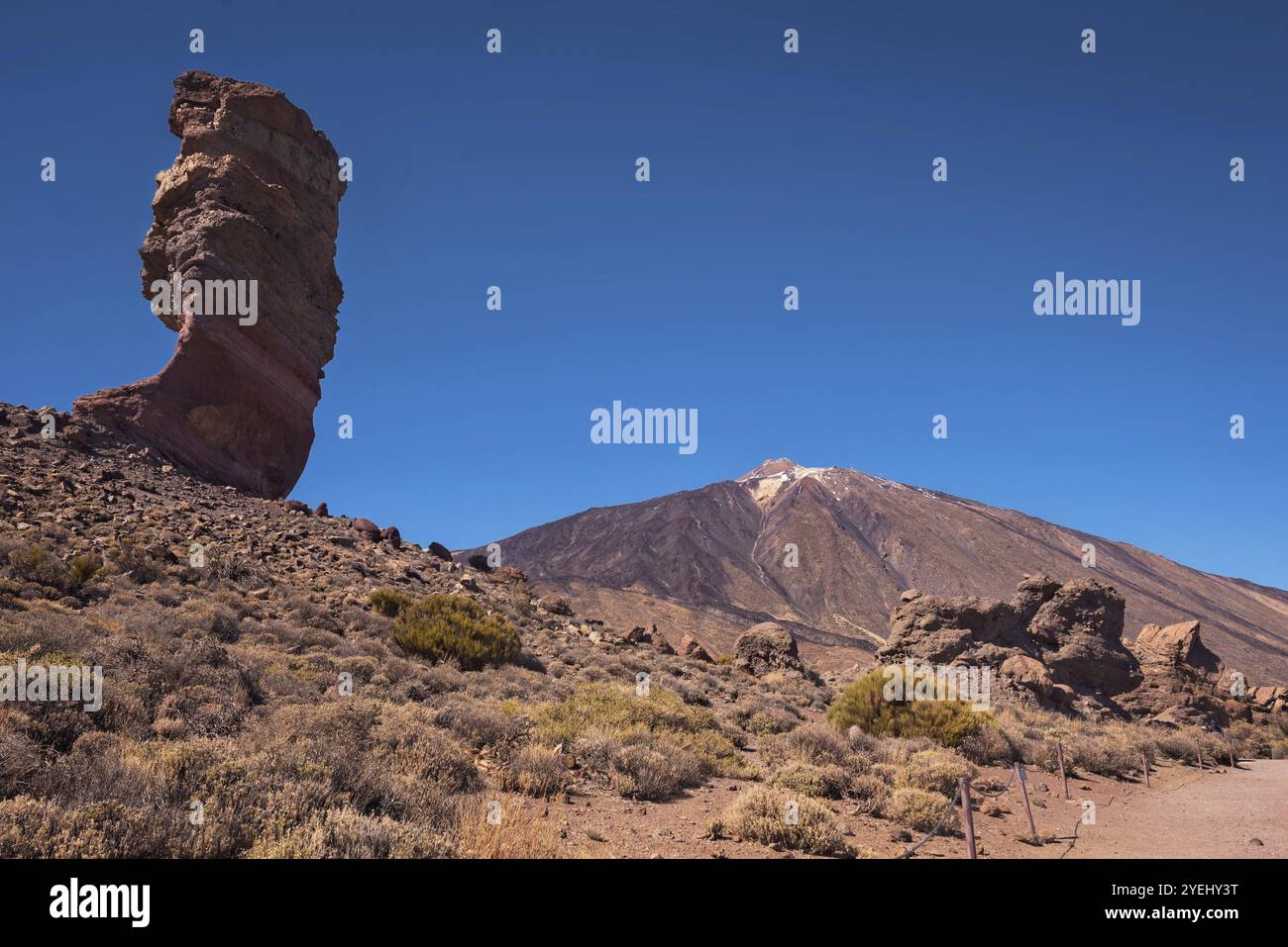 Teide national park on a sunny day Tenerife, Canary islands, Spain, Europe Stock Photo