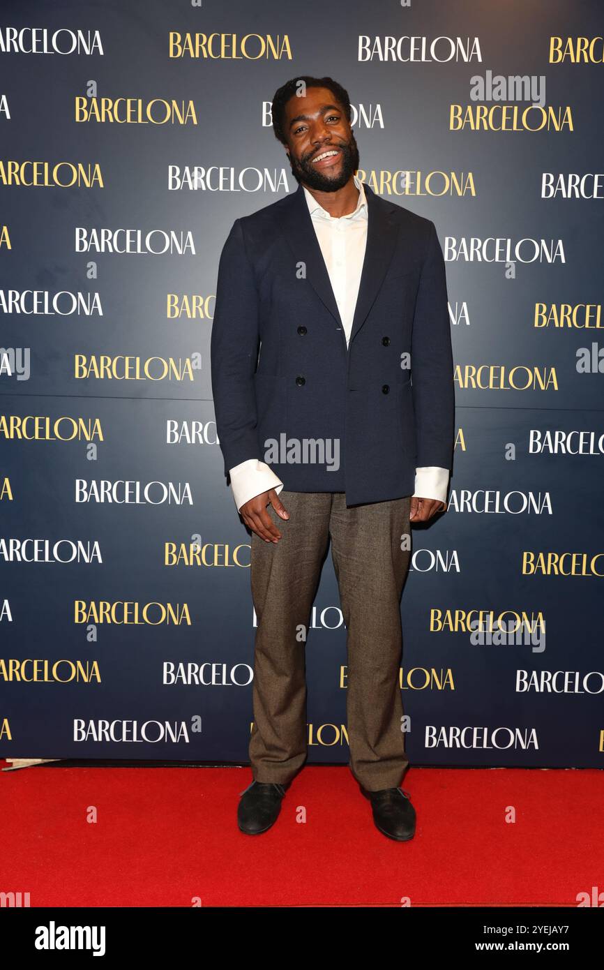 Fehinti Balogun Attends Gala Night Opening Of Barcelona At The Duke Fehinti Balogun Attends Gala Night Opening Of Barcelona At The Duke Of Yorks Theatre In London Starring Lily Collins And Alvaro Morte 2YEJAY7 
