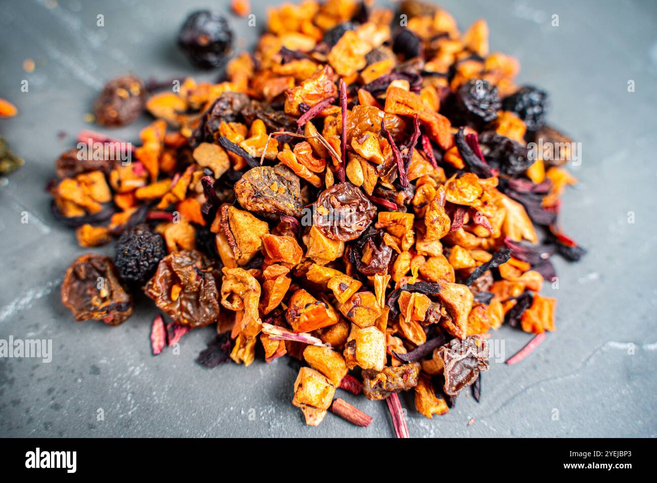 Dry fruit tea with various additives. High quality photo Stock Photo