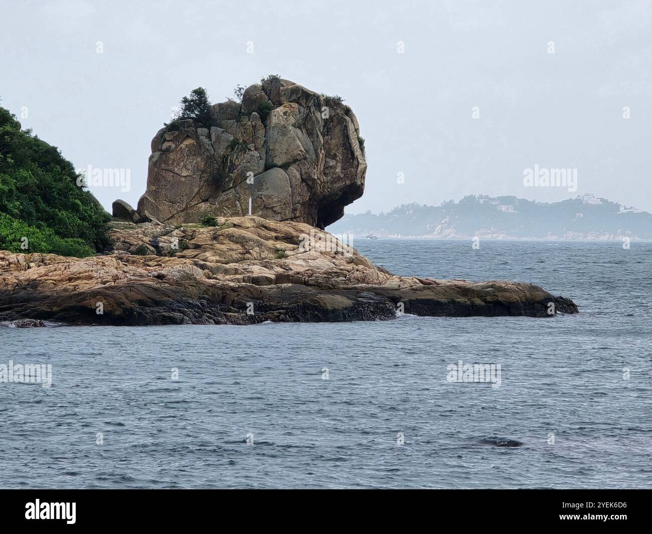 Coastal landscapes of Lamma island in Hong Kong. - Smartphone Captured Stock Image