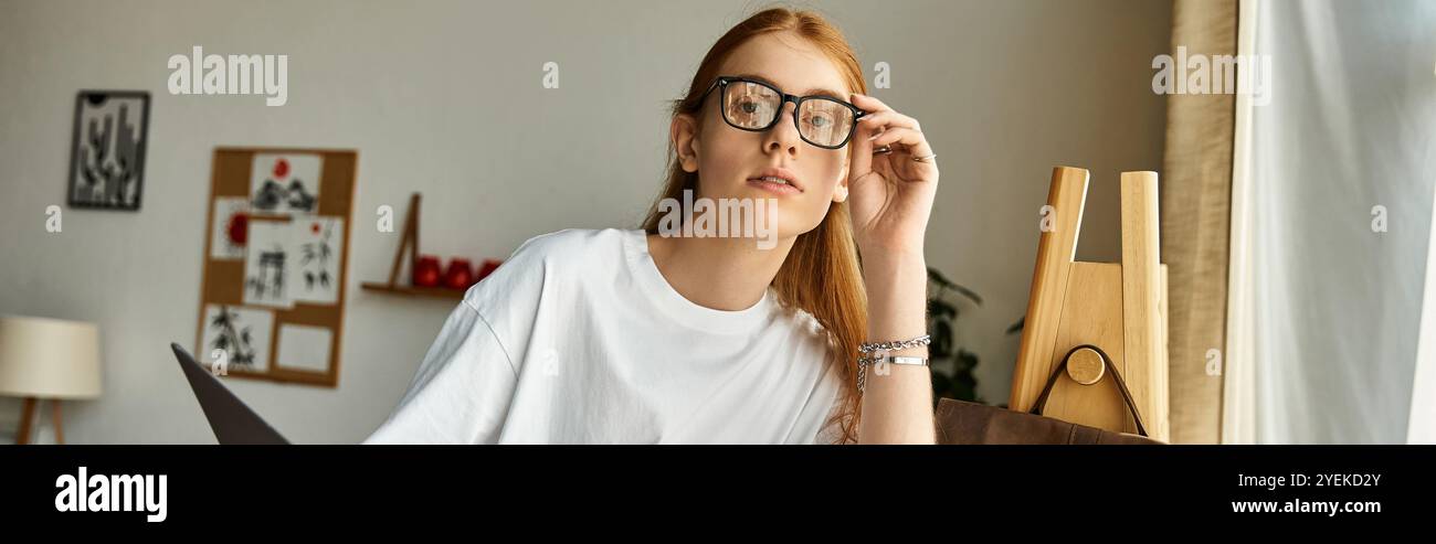 Young man art curiosity hi-res stock photography and images - Alamy