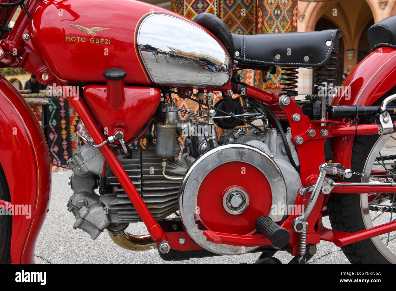 Vintage moto guzzi motorcycle hi-res stock photography and images