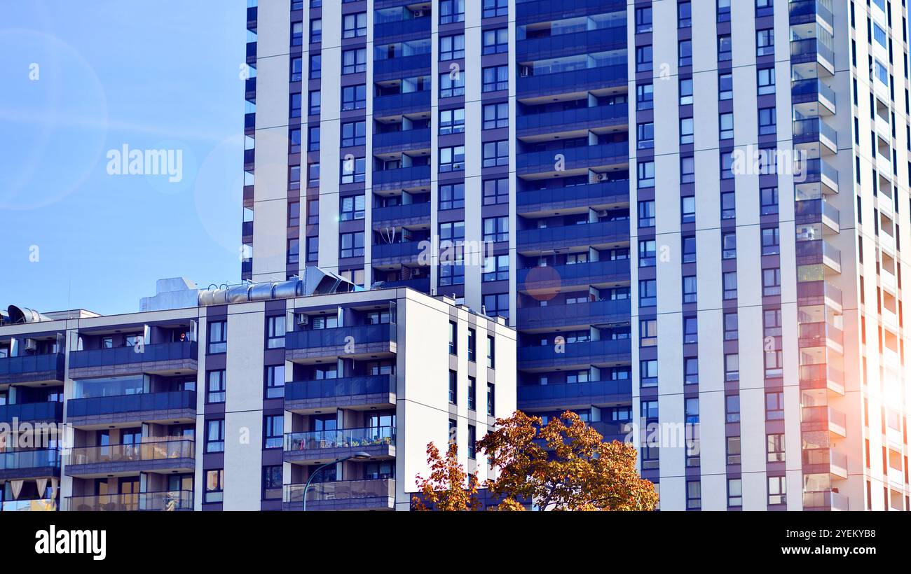 A closer look at Modern High-Rise Apartments With Extraordinary Cityscapes