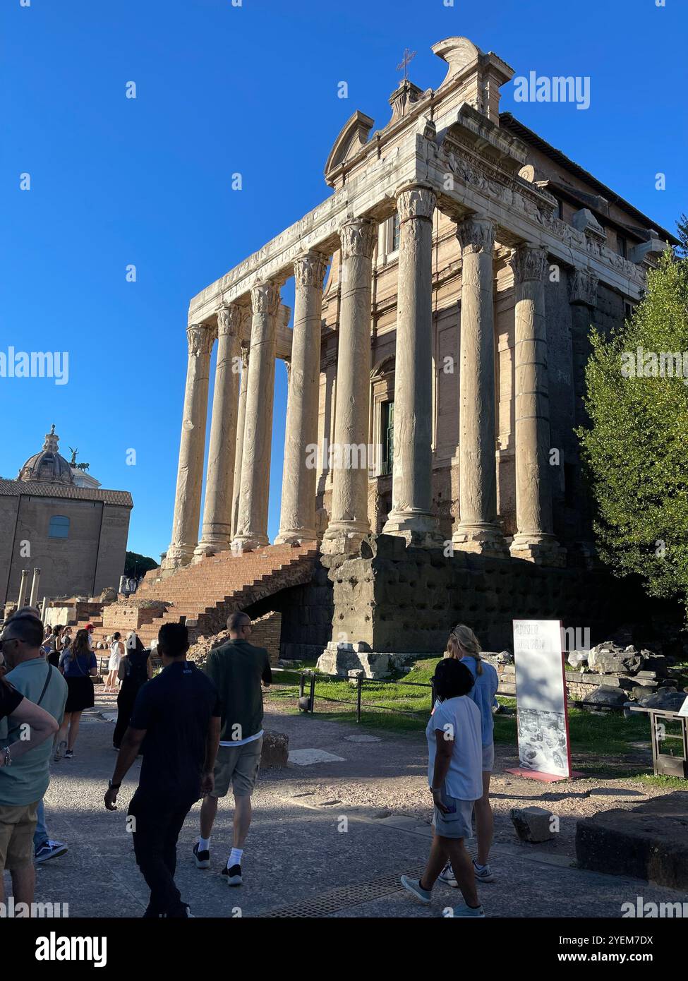 Rome, Italy - Smartphone Captured Stock Image