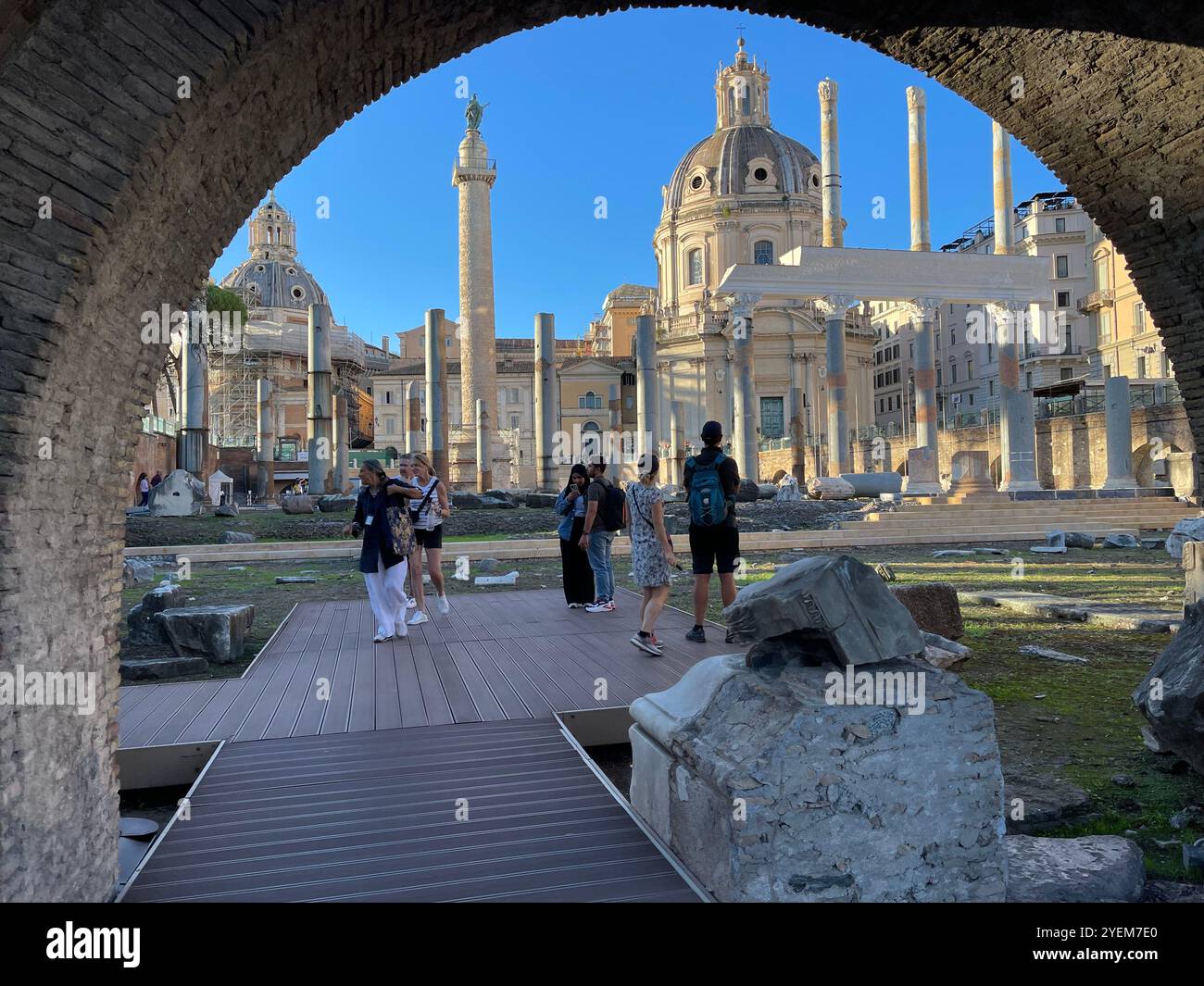 Rome, Italy - Smartphone Captured Stock Image