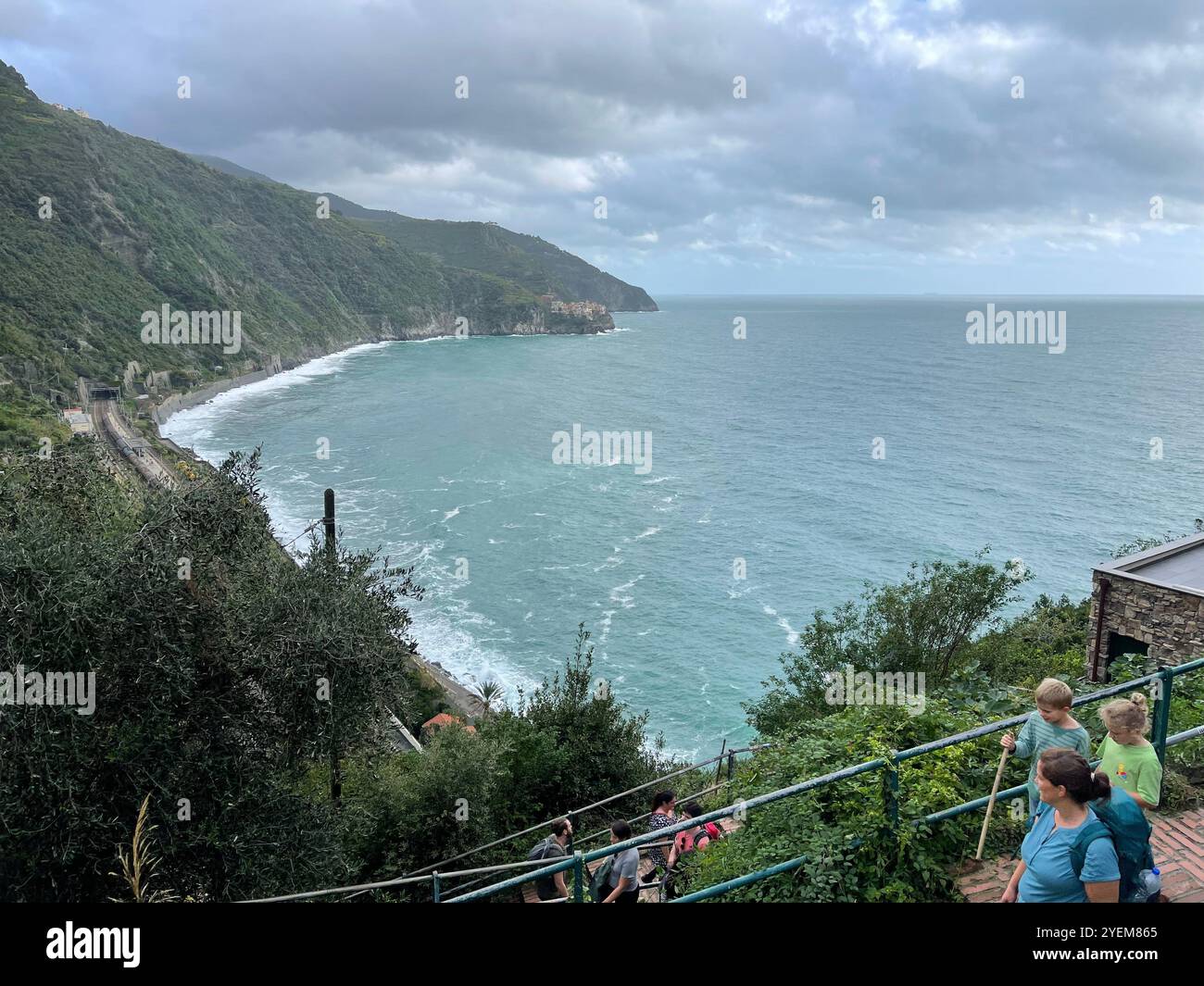 Cinque Terre, Italy - Smartphone Captured Stock Image
