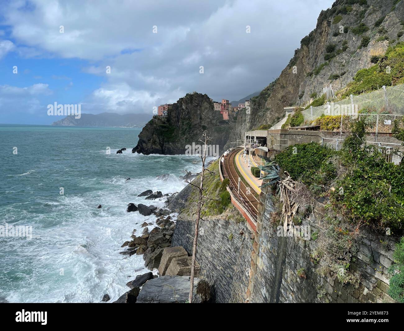 Cinque Terre, Italy - Smartphone Captured Stock Image