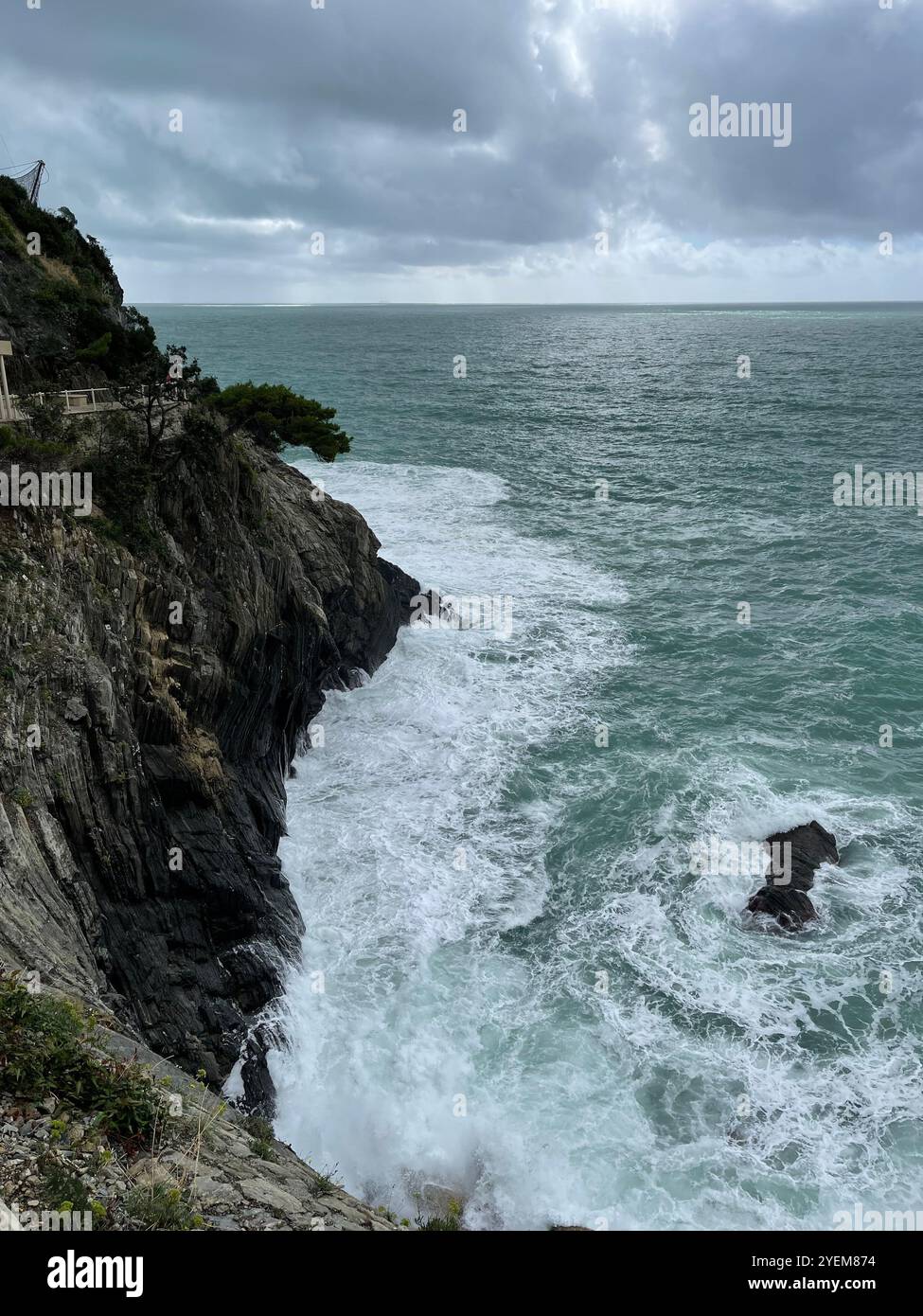 Cinque Terre, Italy - Smartphone Captured Stock Image