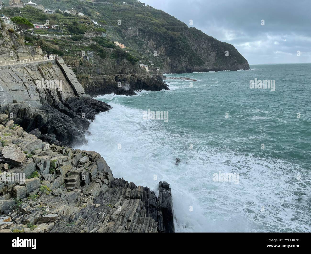 Cinque Terre, Italy - Smartphone Captured Stock Image