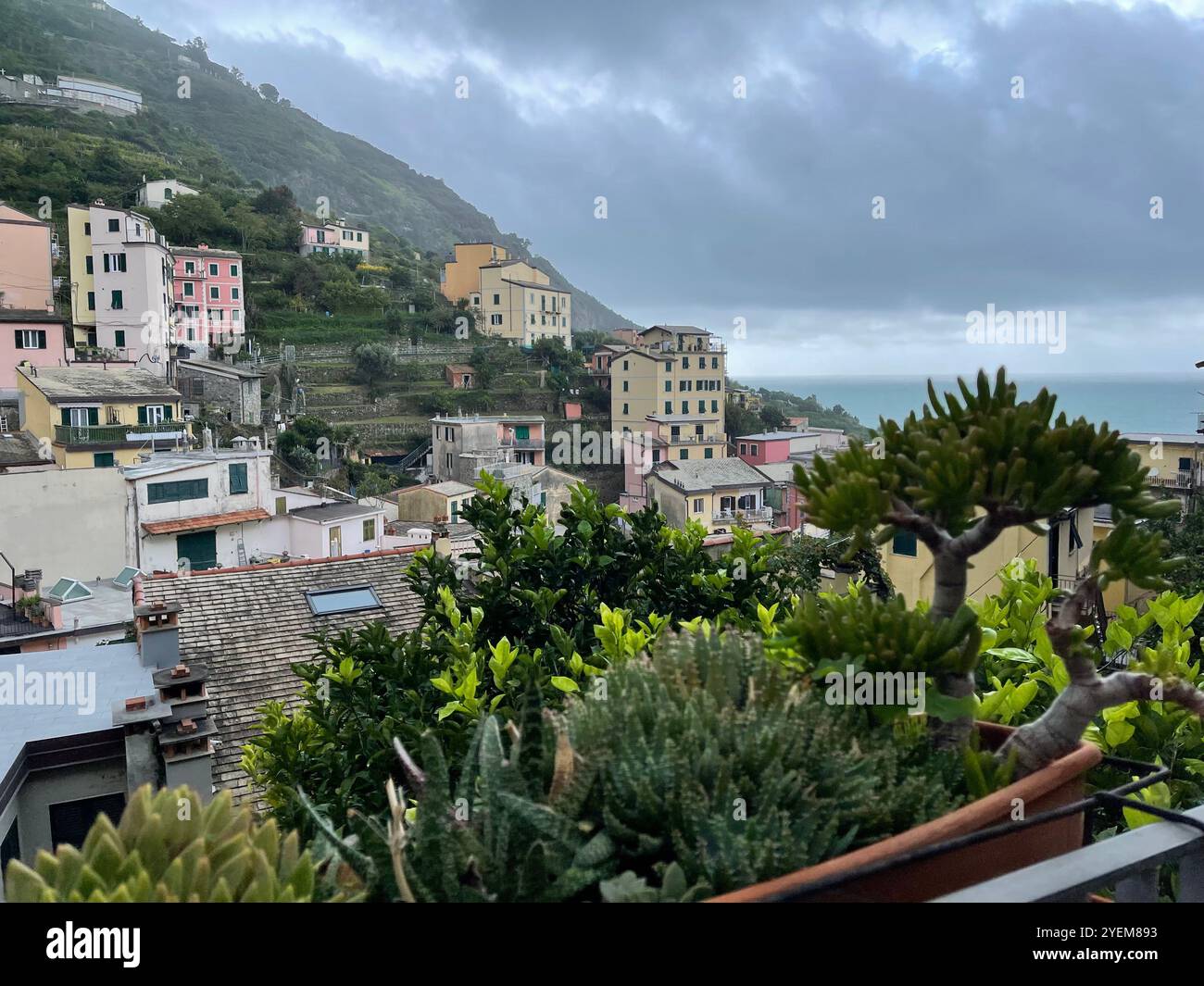Riomaggiore, Italy - Smartphone Captured Stock Image