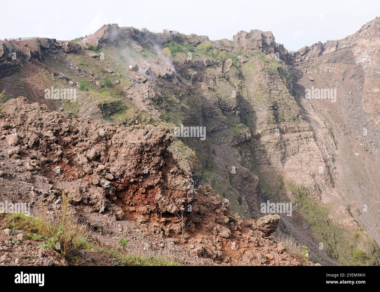 Mount Vesuvius, Vesuvius National Park, Vesuvio, Parco Nazionale del Vesuvio, Gulf of Naples, Campania, Italy, Europe Stock Photo