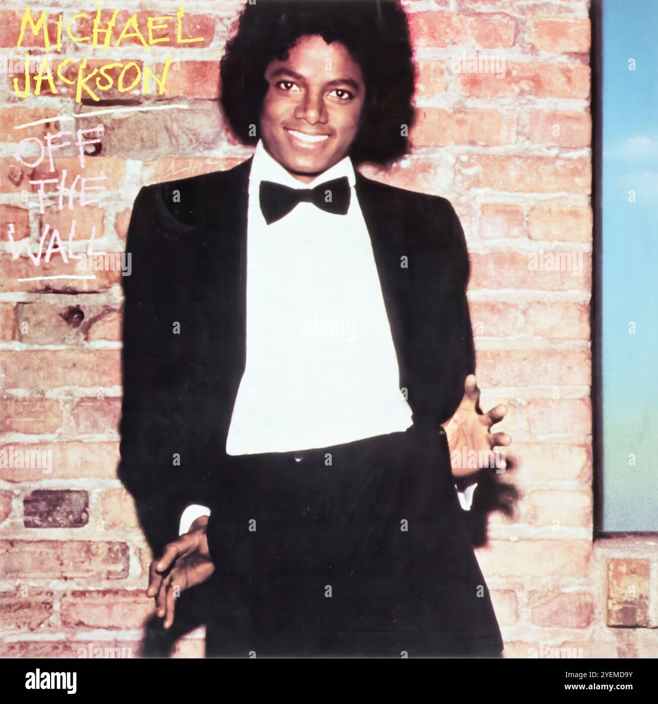 Michael Jackson - Off the Wall - Original Vinyl Cover Stock Photo