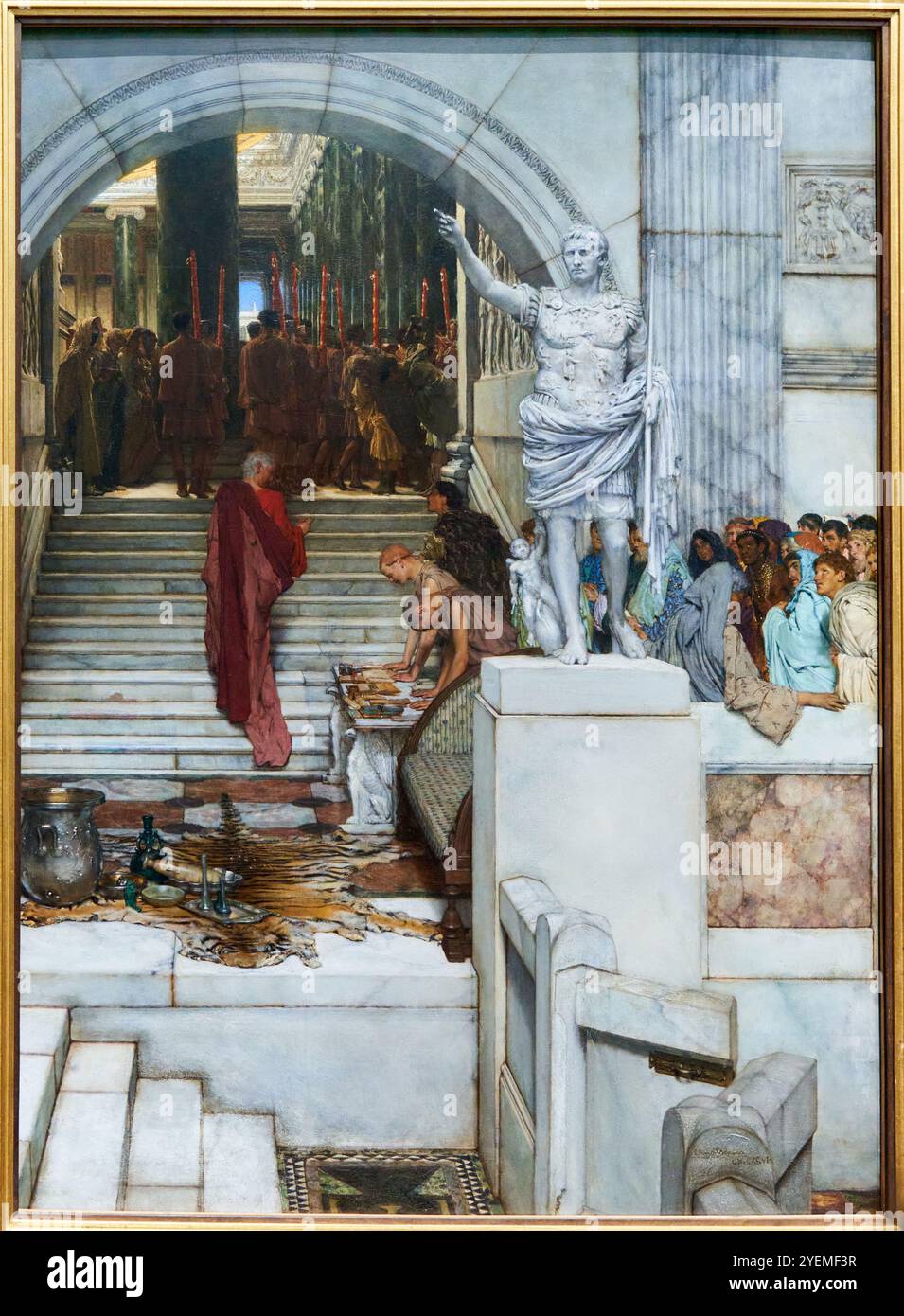 After the Audience, 1879, Lawrence Alma-Tadema (1836 - 1912), The National Gallery, London, UK Stock Photo