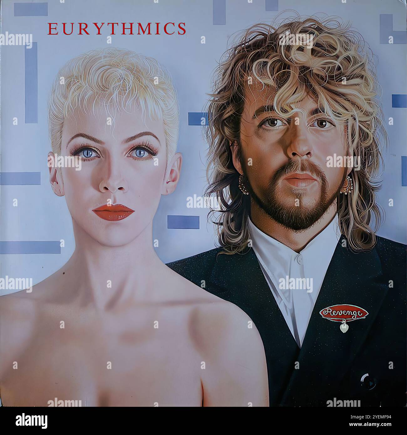 eurythmics-revenge-original-vinyl-cover-stock-photo-alamy