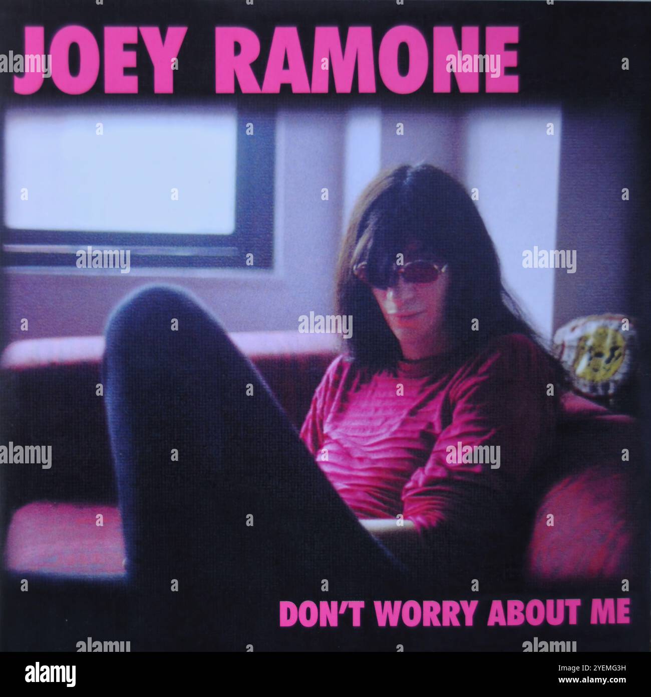 Joey Ramone - Don`t Worry About Me - Original Vinyl Cover Stock Photo ...