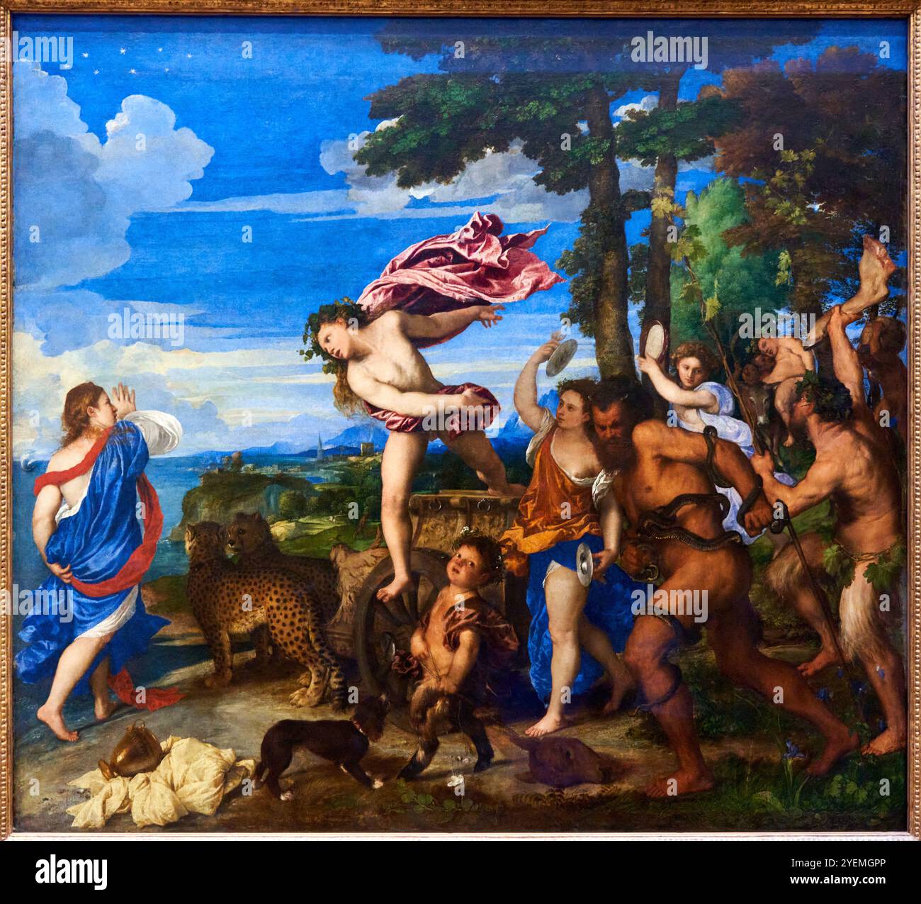 ティツィアーノ、BACCHUS AND ARIADNE、コロタイプ ティツィアーノ、BACCHUS AND ARIADNE、コロタイプ