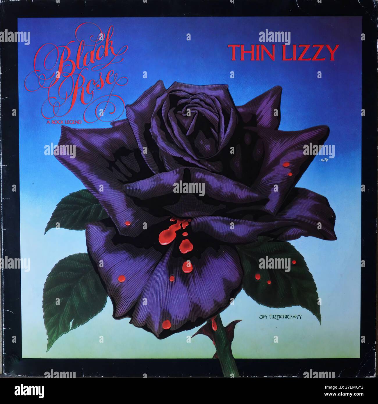 Thin Lizzy - Black Rose A Rock Legend - Vintage vinyl album