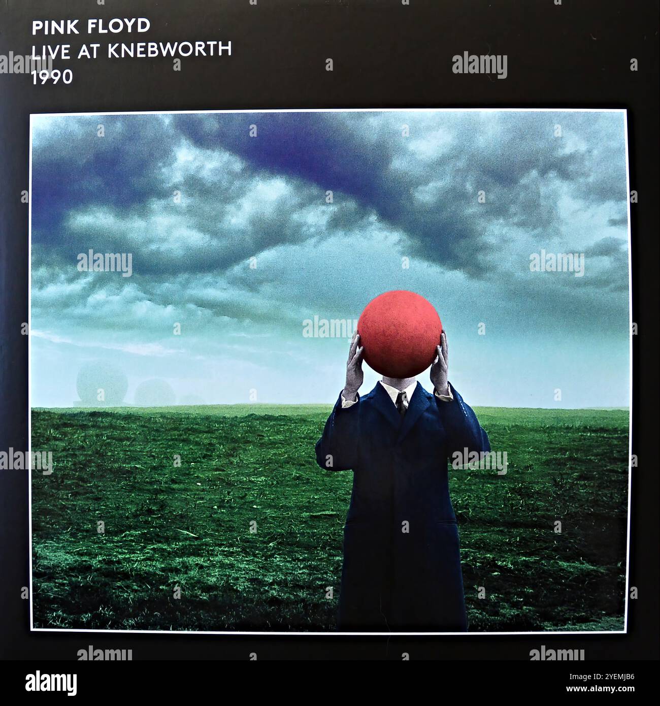 Pink Floyd - Live At Knebworth 1990 - Original Vinyl Cover Stock Photo ...