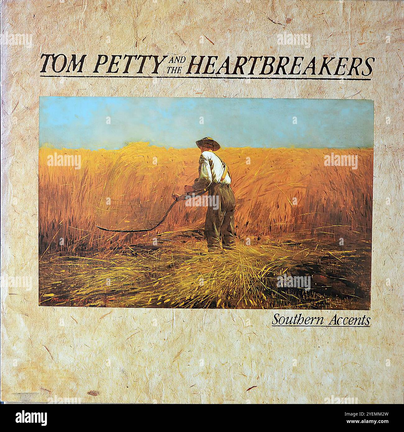 Tom Petty And The Heartbreakers - Southern Accents - Original Vinyl Cover Stock Photo